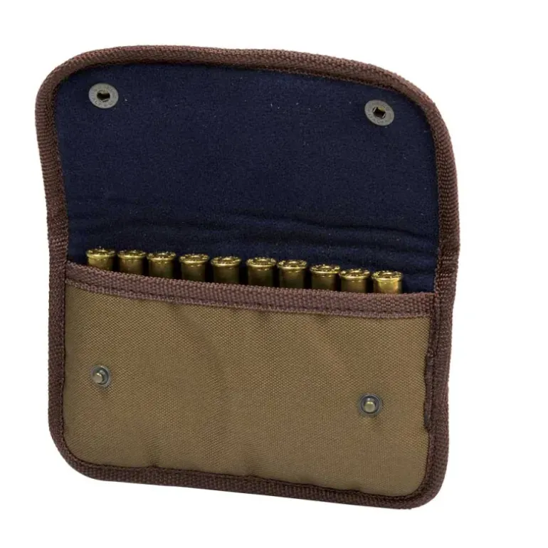 Etui 10 balles fermeture pression motif sanglier