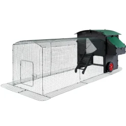 Extension de 1m pour enclos 2 m poulailler surélevé 8-15 poules