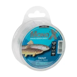 Fil monofilament truite 0.18 mm – Résistance 2,7 kg, haute discrétion