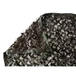 Filet de camouflage renforcé polyester anti UV marron kaki 1,5x3m