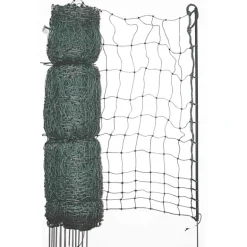 Filet enclos poules électrifiable vert hauteur 110 cm longueur 50 m