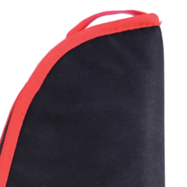Fourreau pour carabines matelassé noir bords rouges 120cm