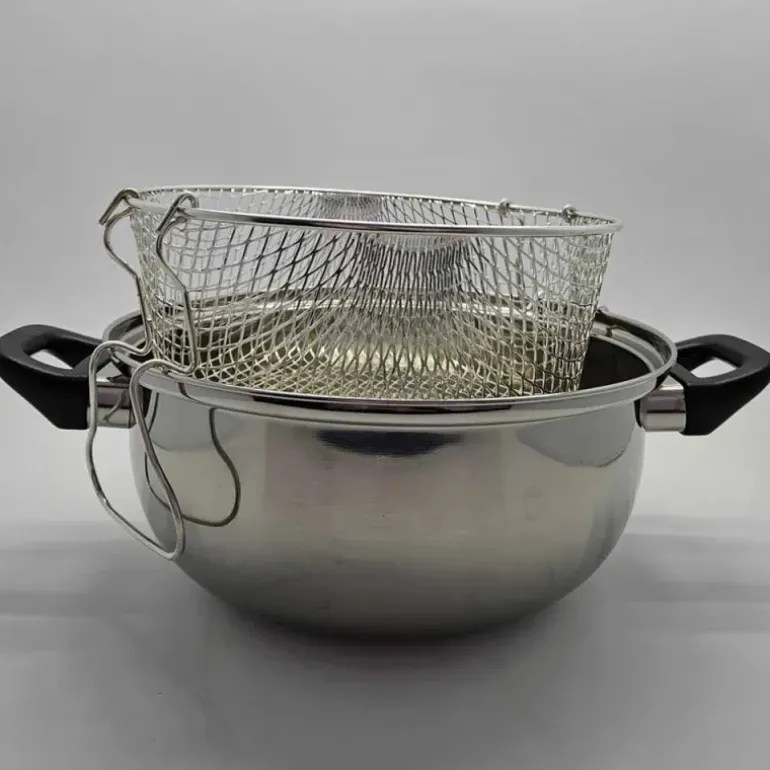 Friteuse en acier inoxydable