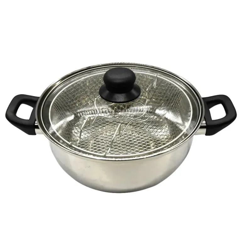 Friteuse en acier inoxydable