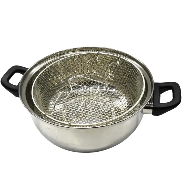 Friteuse en acier inoxydable