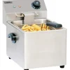 Friteuse électrique professionnelle 4L inox mono bac