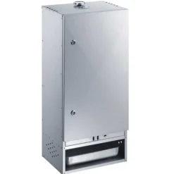 Fumoir F85 en acier aluminisé avec porte H 85 x L 39 x P 28 cm