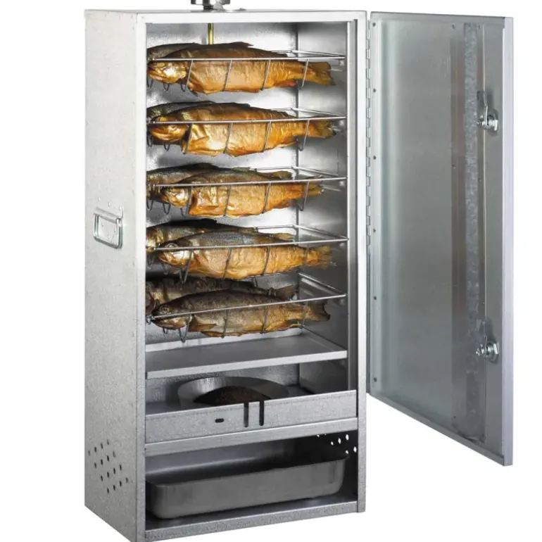 Fumoir F85 en acier aluminisé avec porte H 85 x L 39 x P 28 cm