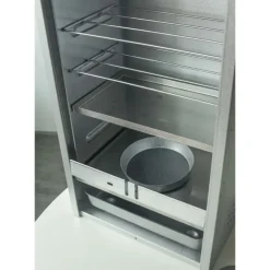 Fumoir viande et poisson H75 cm acier aluminisé porte coulissante
