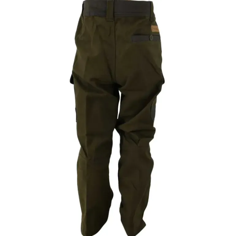 Fuseau chasse tradition enfant polyester coton kaki
