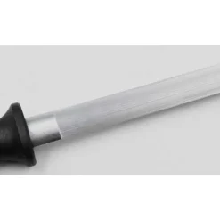 Fusil aiguiseur de couteau lame inox diamant mèche ovale 28cm