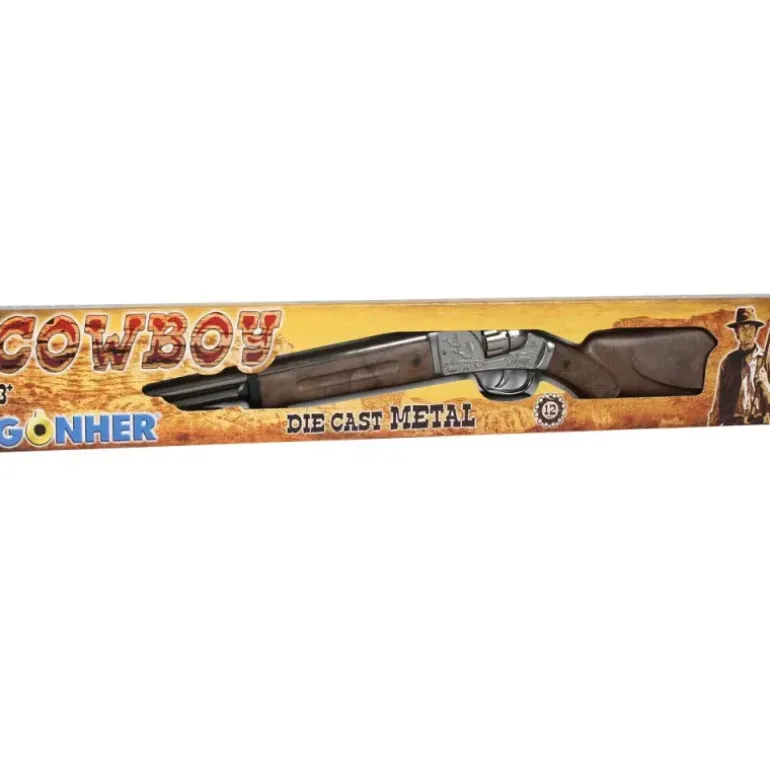 Fusil Cowboy Rifle Enfant Barillet 12 Coups métal