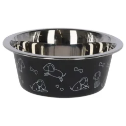 Gamelle en acier inoxydable pour chiens à longues oreilles 4 000 ml