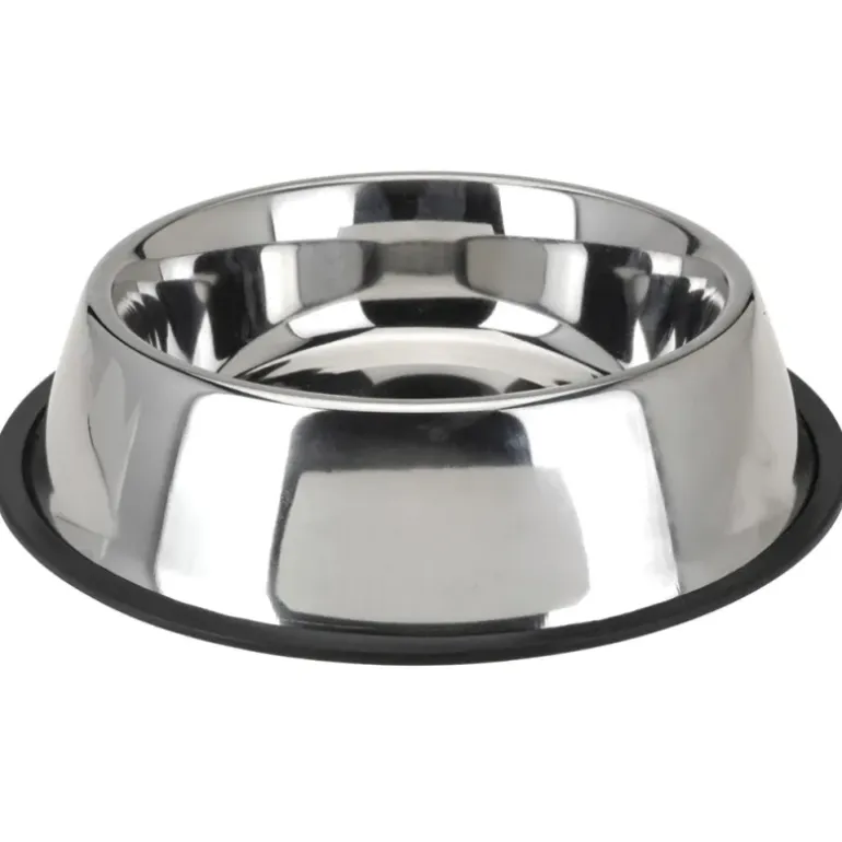 Gamelle pour chiens acier inoxydable 33,5 x 7 cm 1,7L