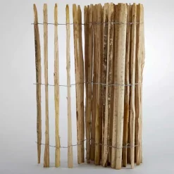 Ganivelle en Châtaignier Certifié PEFC - 5m x 1,20m - Espacement 6-7cm