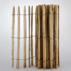 Ganivelle en Châtaignier Certifié PEFC - 10m x 1m - Espacement 6-7 cm
