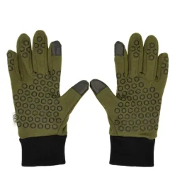 Gants anti-glisse déperlant polyester camo forest kaki 8 et 9