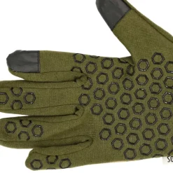 Gants anti-glisse déperlant polyester camo forest kaki 8 et 9