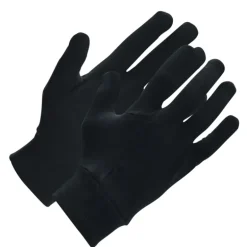 Gants chasse fins élastiques coton lycra noir taille unique