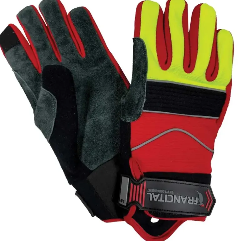 Gants Francital Cerbere cuir anti-coupure perforation EN 388 classe 3131x