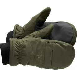 Gants-moufles capuchon amovible thinsulate polyester kaki S à 2XL