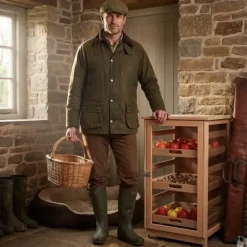 Garde manger en bois pour fruits et légumes largeur 50 cm