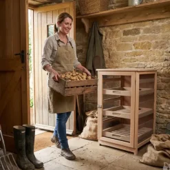 Garde manger en bois pour fruits et légumes largeur 50 cm