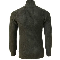Gilet femme Shirley col montant laine vert loden XS à 3XL