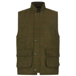 Gilet Walker and Hawkes Barington Shooting Vert Laine