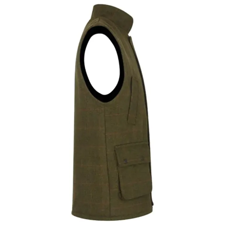 Gilet Walker and Hawkes Barington Shooting Vert Laine