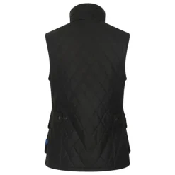 Gilet Walker and Hawkes Haxby Vert Coton Ciré Femme