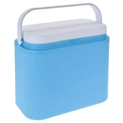 Glacière 10L Bleue - Intérieur Blanc - Plastique Rigide