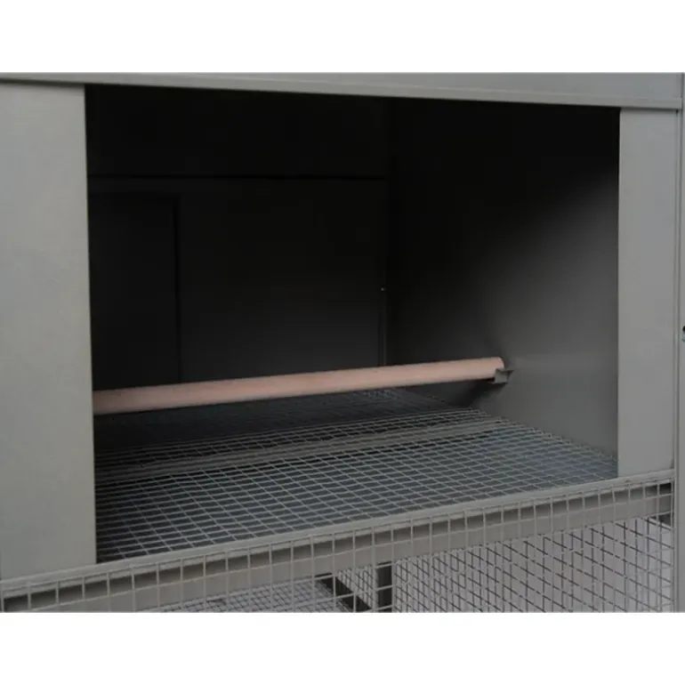 Grand poulailler métal galvanisé 3/4 poules 200X80X120 cm