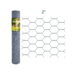 Grillage Hexagonal Galvanisé - Maille 50mm - Hauteur 1,5m - Rouleau 25m