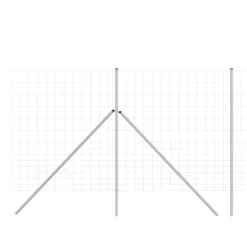 Grillage Rempart Léger 2m x 50m - Mailles Progressives 15cm - Galvanisé