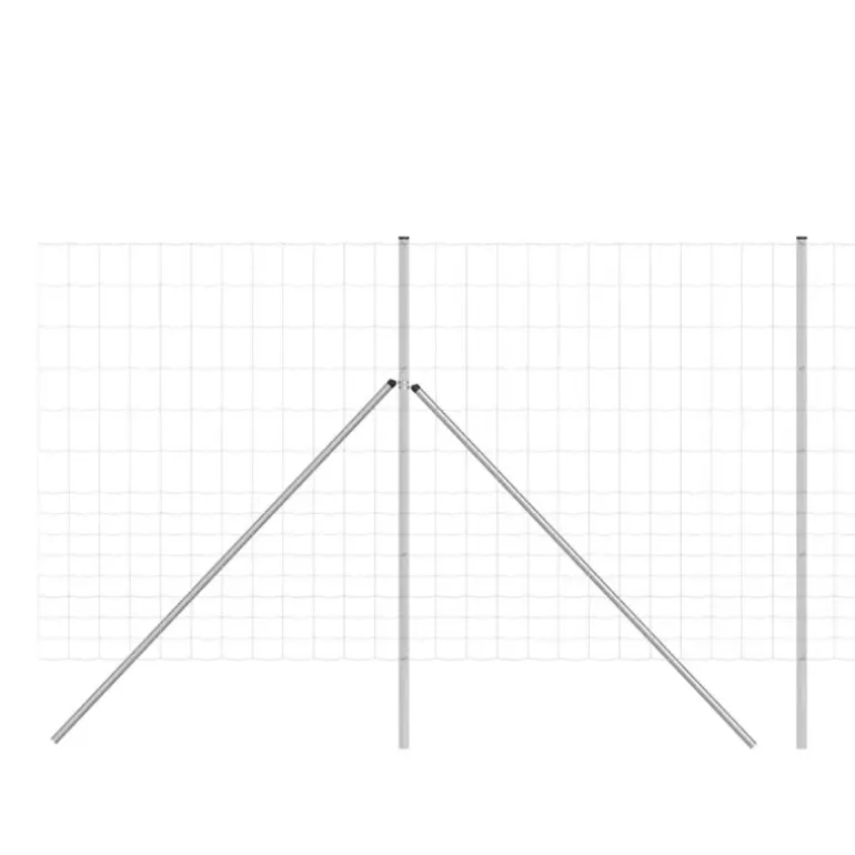 Grillage Rempart Léger 2m x 50m - Mailles Progressives 15cm - Galvanisé
