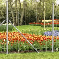 Grillage Rempart Lourd Galvanisé 2x50m - Mailles Progressives 15cm