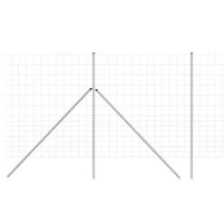 Grillage Rempart Lourd Galvanisé 2x50m - Mailles Progressives 15cm
