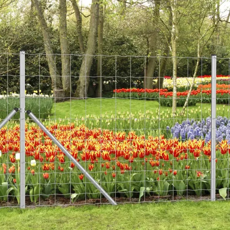 Grillage Rempart Lourd Galvanisé 1,4m x 50m - Mailles Progressives 15cm