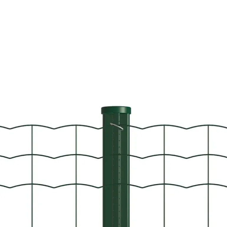 Grillage rouleau galvanisé PVC 1,50m x 20m - Maille 75x100mm Ø2,1mm