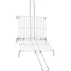 Grille double galvanisé deux volets acier zinc 45x50 cm