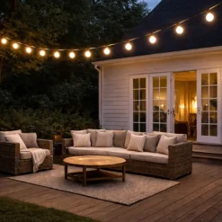 Guirlande lumineuse 20 boules blanche - 14,5 m