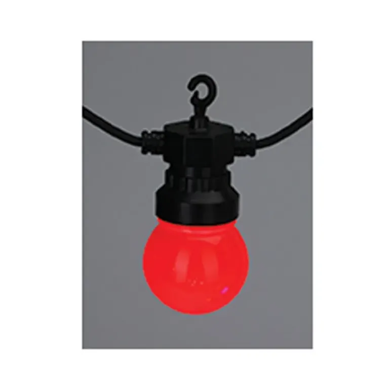 Guirlande lumineuse 20 boules couleur - 14,5 m