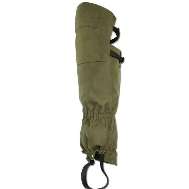Guêtres Hautes polyester sangle caoutchouc kaki