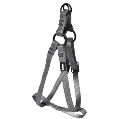 Harnais Réfléchissant Réglable en Nylon - Gris - Ajustable 65-80 cm