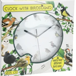 Horloge murale sons oiseaux