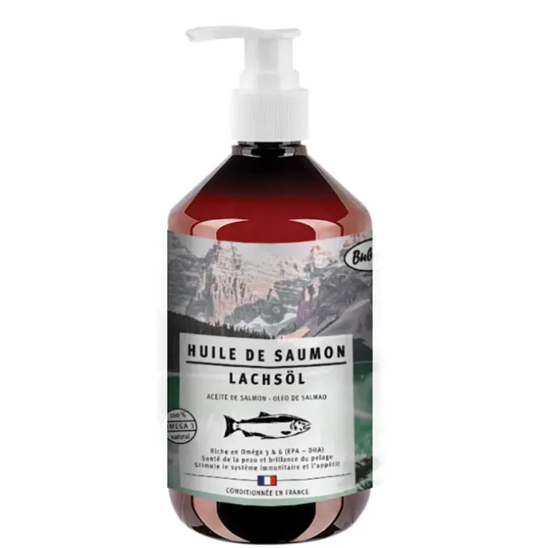 Huile de Saumon Naturelle pour Chien - 500 ml