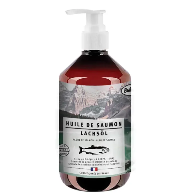 Huile de Saumon Naturelle pour Chien - 500 ml