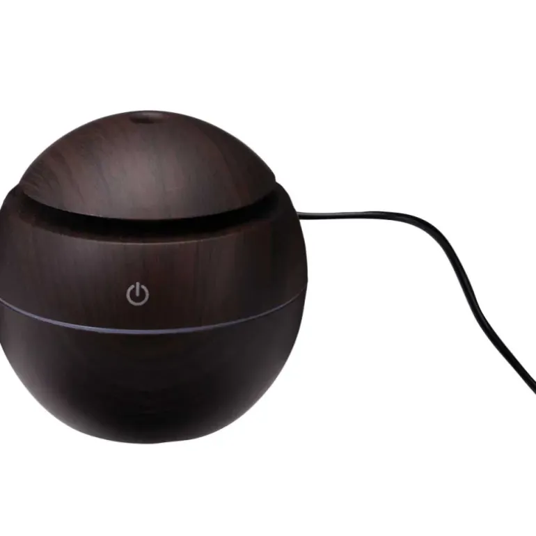 Humidificateur avec câble USB + 6 flacons 10ml huiles parfumées