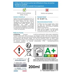 Imperméabilisant joints poreux 200ml Starwax
